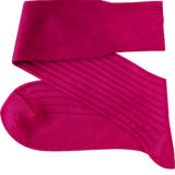 Chaussettes en fil d'Écosse ashling rose uni