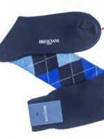 Chaussettes en fil d'Écosse bleu denim Burlington