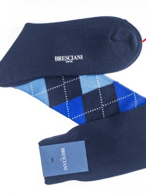 Chaussettes en fil d'Écosse bleu denim Burlington