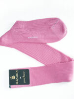 Chaussettes en fil d'Écosse rose uni