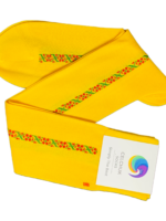 Chaussettes en fil d’Écosse jaune étamine uni