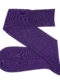 Chaussettes en fil d’Écosse violet uni