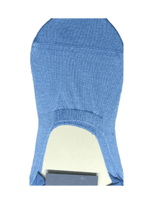 Chaussettes en coton invisibles bleues 2